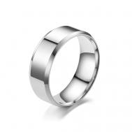 Кольцо помолвочное Ring, размер 17.3, белый, серебряный Tarakur