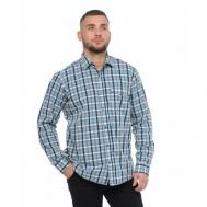 Рубашка , размер 54-56/XL/45 ворот, серый Маэстро