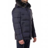 куртка , капюшон, водонепроницаемая, размер 58, синий YIERMAN