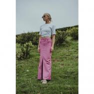 Юбка  джинсовая, размер M, розовый Agalisio