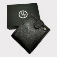 Бумажник  539r/black, фактура зернистая, черный PouchMan