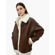 куртка   зимняя, размер XL (52-54), коричневый GLORIA JEANS