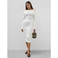 Платье , размер 48/50, белый Viaville