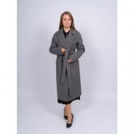 Пальто  демисезонное, размер 46, серый 365 clothes