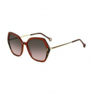 Солнцезащитные очки  HER 0185/S YDC M2, бабочка, для женщин, красный Carolina Herrera