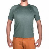 Термобелье футболка , воздухопроницаемое, влагоотводящий материал, плоские швы, быстросохнущее, размер M, зеленый UTO