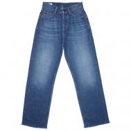 Джинсы  , прямые, средняя посадка, размер 28/30, синий Pepe Jeans