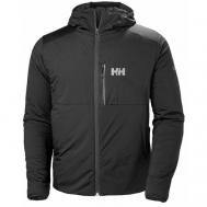 куртка  W ODIN STRETCH HOODED INSULATOR, размер S, черный Helly Hansen