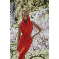 Платье , вискоза, размер S, оранжевый Agalisio