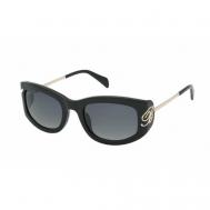 Солнцезащитные очки  779-700, прямоугольные, оправа: пластик, для женщин, черный Blumarine