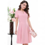 Платье , повседневное, полуприлегающее, размер 46, розовый DSTrend