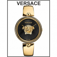 Наручные часы  Женские наручные часы  золотые кварцевые оригинальные, золотой Versace