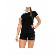Форма  волейбольная, шорты и футболка, размер М, черный, белый MIKASA