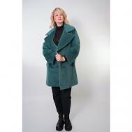 Пальто  , размер 48, зеленый Cinzia Rocca