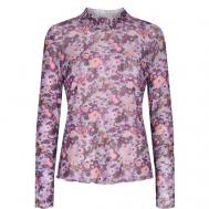 Блуза  , размер L, фиолетовый NUMPH