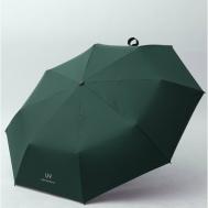 Смарт-зонт , полуавтомат, 3 сложения, купол 98 см., 8 спиц, для женщин, зеленый JT