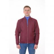 куртка , силуэт прямой, карманы, водонепроницаемая, манжеты, размер 46/176, бордовый Lexmer