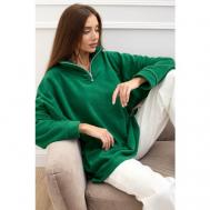 Толстовка , размер 48, зеленый Lika Dress