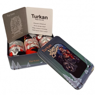 Носки  унисекс , 3 пары, классические, подарочная упаковка, на Новый год, на 23 февраля, размер 41-46, красный, черный Turkan