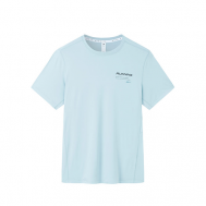 Беговая футболка , силуэт прямой, стрейч, размер S, голубой ANTA