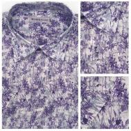Рубашка , размер 2XL, фиолетовый Bossado
