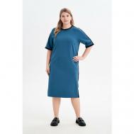 Платье , размер 52, голубой OLSI