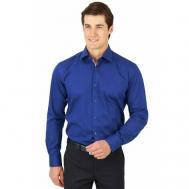 Рубашка , размер 44/182, синий GROSTYLE