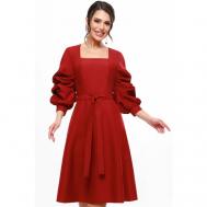 Платье , размер 52, бордовый DSTrend