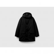 Пальто , демисезон/зима, размер XL, черный United Colors of Benetton
