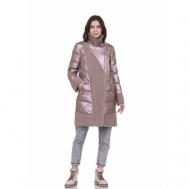куртка  , средней длины, размер 46, бежевый Prima Woman