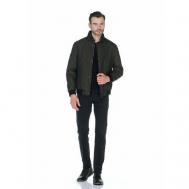 куртка  демисезонная, размер 48, коричневый FIRST MAN
