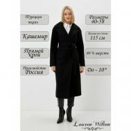 Пальто  , размер 54, черный Louren Wilton