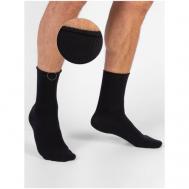 Мужские носки , 1 пара, классические, ослабленная резинка, размер 29, черный Красная Ветка