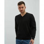 Пуловер , размер XXXL, черный MANAFOFF