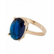 Кольцо помолвочное , шпинель, размер 19, темно-синий Lotus Jewelry