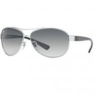 Солнцезащитные очки , авиаторы, оправа: металл, с защитой от УФ, градиентные, серебряный Luxottica