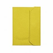 Обложка для паспорта , желтый Arora