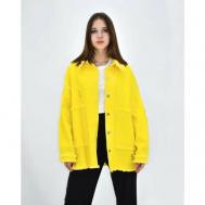 Джинсовая куртка  , размер XL, желтый TANGO PLUS