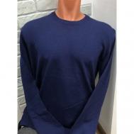 Пуловер , размер 176-182, 56, синий Benaffetto