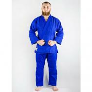 Кимоно  для дзюдо , размер 160, синий Clinch