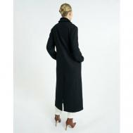 Пальто  , размер 42, черный Erika Cavallini