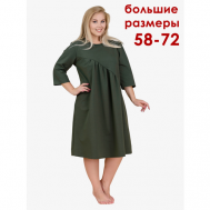 Платье , размер 58, зеленый НиРо