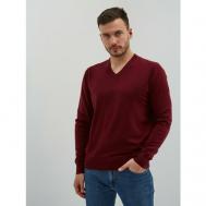 Пуловер , размер M, красный MANAFOFF