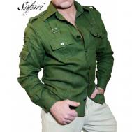 Рубашка , размер M, зеленый Safari