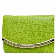 Бумажник , фактура тиснение, зеленый Nino Tacchini