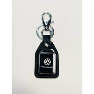 Брелок, гладкая фактура, Volkswagen, 100 шт., черный Не определен