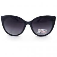 Солнцезащитные очки , вайфареры, оправа: пластик, для женщин, черный Aleso Marco