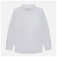 Рубашка  , свободный силуэт, манжеты, размер M, белый Uniform Bridge
