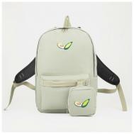 Рюкзак , текстиль, зеленый FlashMe