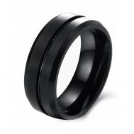 Кольцо помолвочное , размер 18.5, черный 2BEMAN